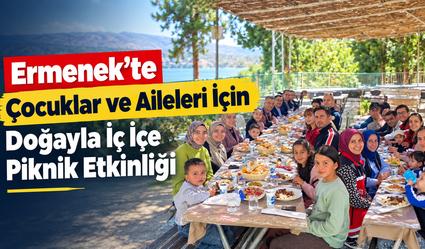 Ermenek’te çocuklar ve aileleri için doğayla iç içe piknik etkinliği