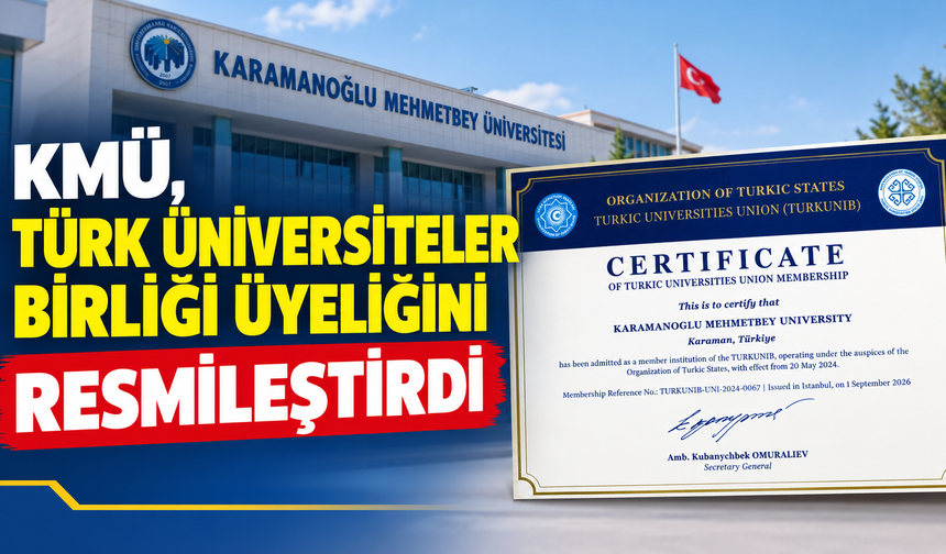 KMÜ, Türk Üniversiteler Birliği Üyeliğini Resmileştirdi