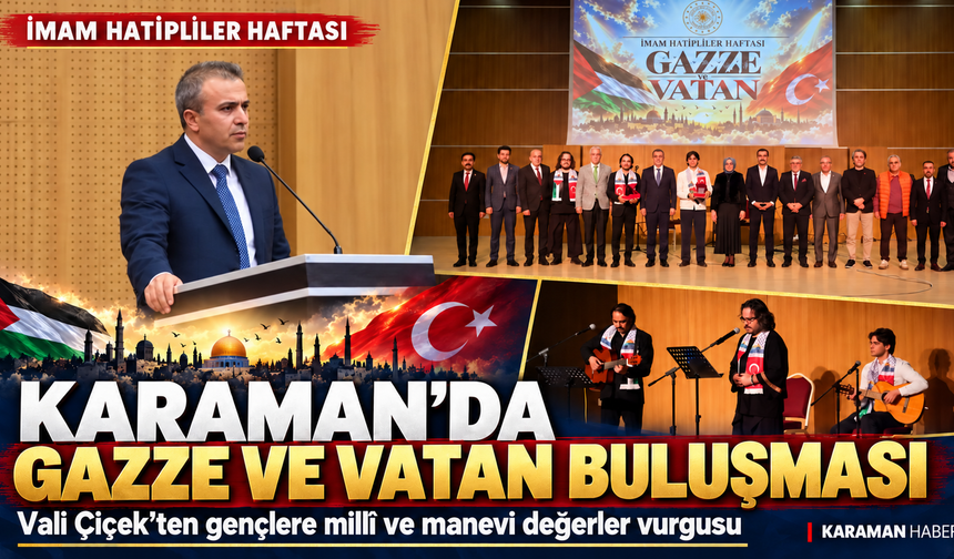 Vali Çiçek, “Gazze ve Vatan” Temalı Programda Gençlere Seslendi