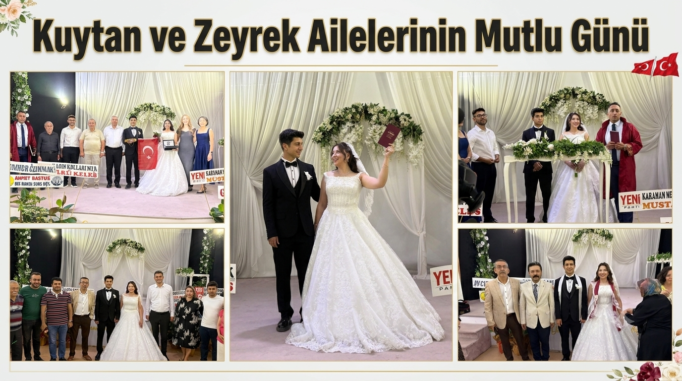 Kuytan ve Zeyrek Ailelerinin Mutlu Günü