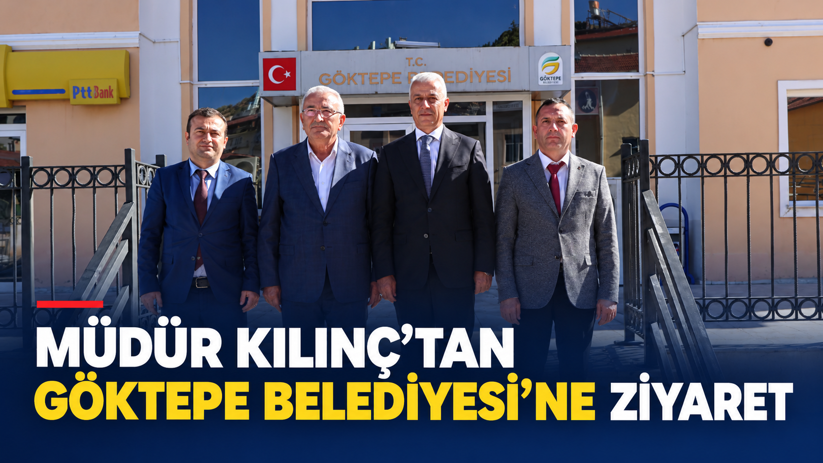 Müdür Kılınç, Göktepe Belediyesi’ni ziyaret etti