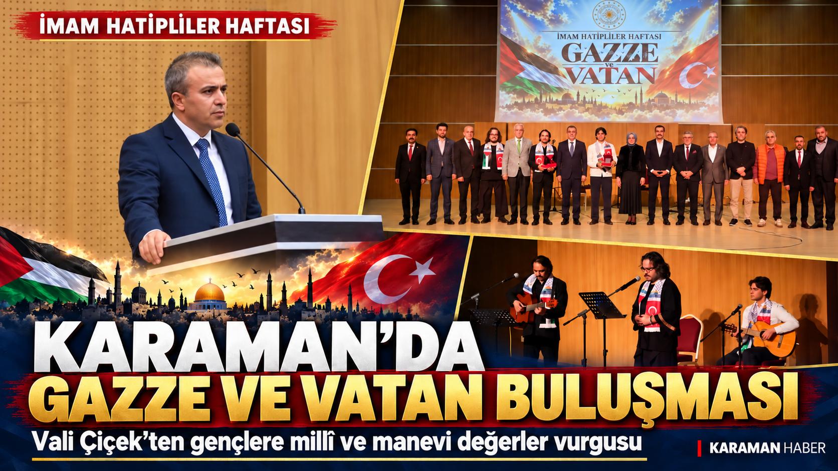Vali Çiçek, “Gazze ve Vatan” Temalı Programda Gençlere Seslendi